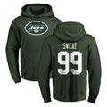 NY.Jets #99 T'Vondre Sweat Player Green LOGO Pullover Hoodies Limited Game Qdoa Stitched Jerseys