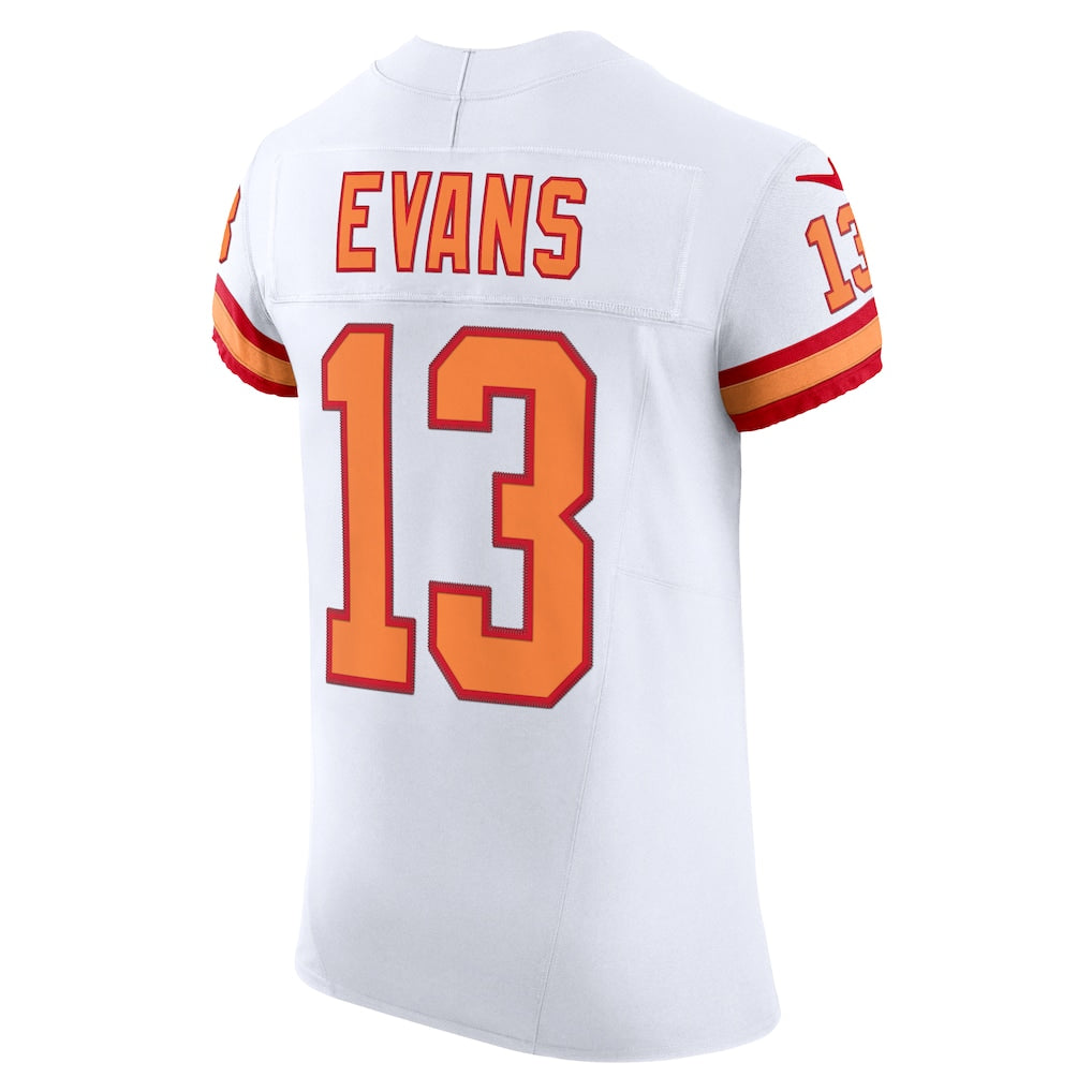 Qdoa TB.Buccaneers #13 Mike Evans White The '76 Jersey Vapor F.U.S.E. Elite Jersey