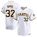 P.Pirates #32 Henry Davis Player White Home Limited Qdoa Stitched Jerseys