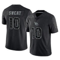 A.Cardinals #10 Josh Sweat Player Black RFLCTV Limited Home Game Qdoa Stitched Jerseys