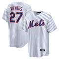 NY.Mets #27 Mark Vientos Player White Home Game Qdoa Stitched Jerseys