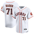 H.Astros #71 Josh Hader Player White Home Limited Qdoa Stitched Jerseys