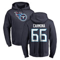T.Titans #66 Fernando Carmona Jr. Player Navy Logo Pullover Hoodies Home Game Qdoa Stitched Jerseys