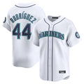 S.Mariners #44 Julio Rodriguez Player White Home Limited Qdoa Stitched Jerseys