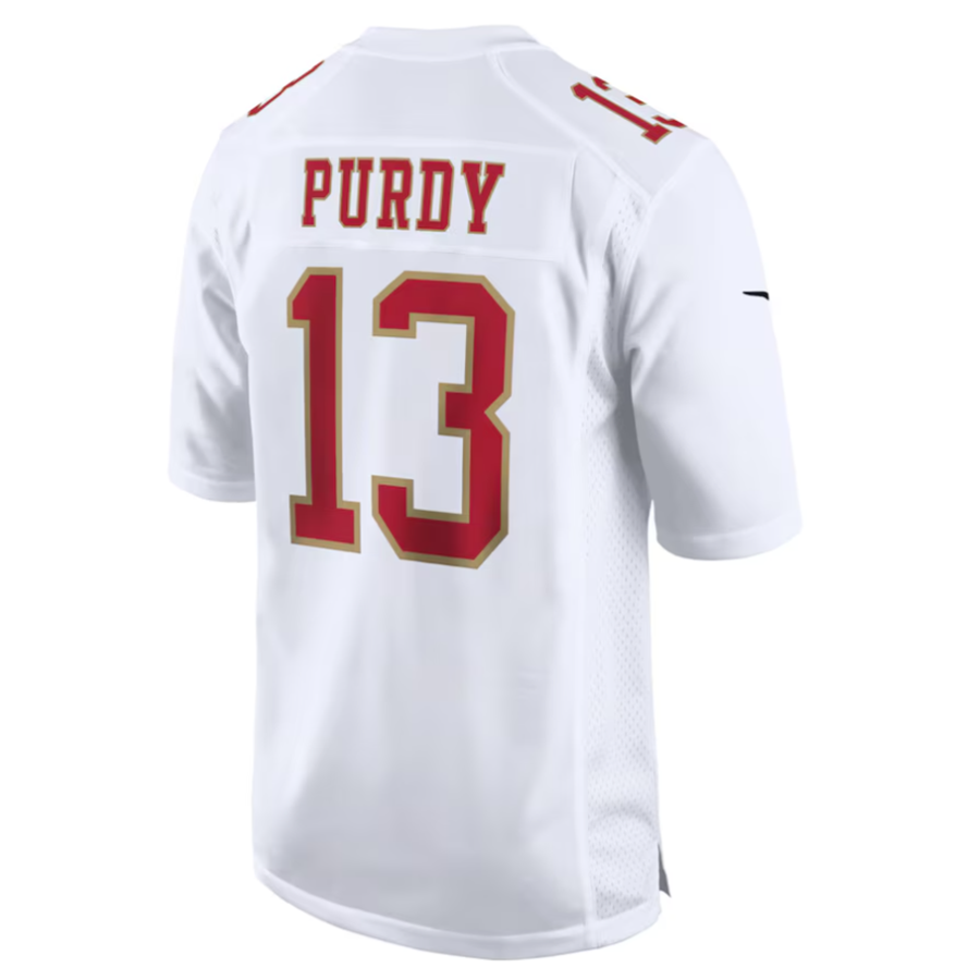 Qdoa #13 Brock Purdy Player SF.49ers Tundra White Fashion Game Stitched Jersey