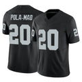 LV.Raiders #20 Isaiah Pola-Mao Player Black Limited Vapor F.U.S.E. Home Game Qdoa Stitched Jerseys