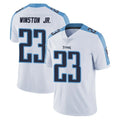 T.Titans #23 Kevin Winston Jr. Player White Limited Vapor Untouchable Home Game Qdoa Stitched Jerseys