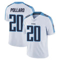 T.Titans #20 Tony Pollard Player White Limited Vapor Untouchable Home Game Qdoa Stitched Jerseys