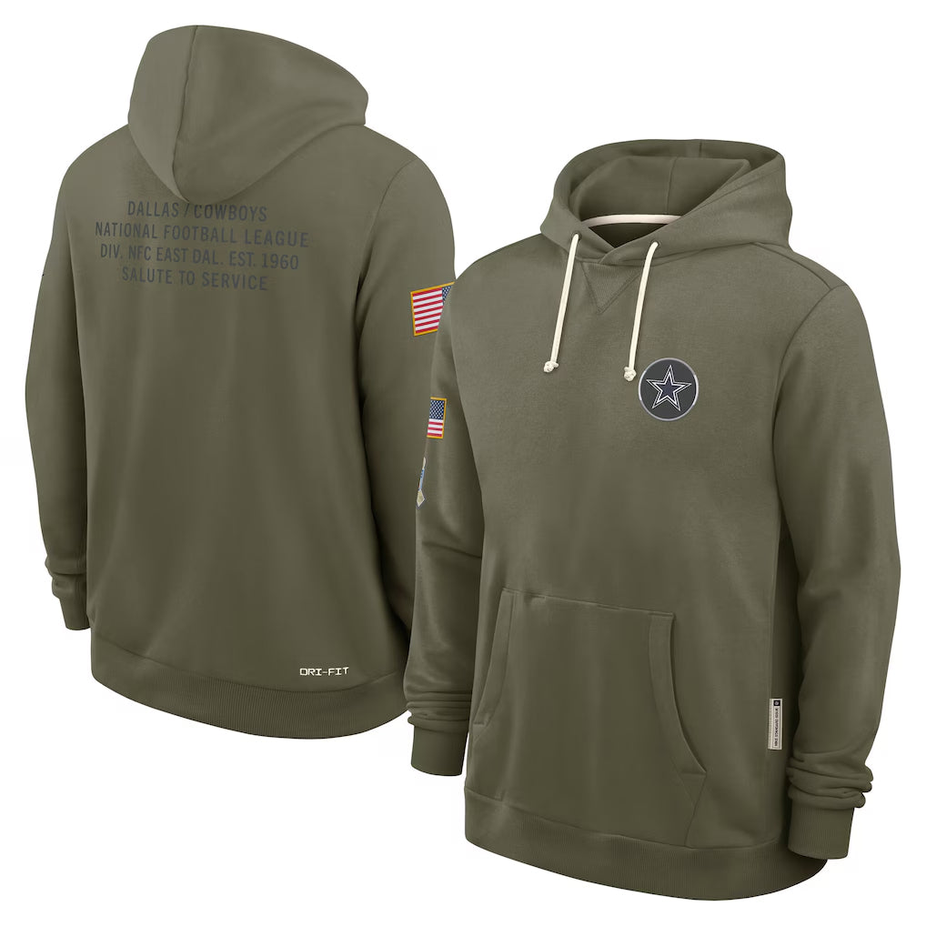 D.Cowboys ## Cowboys Blank Player Olive Salute to Service Pullover Hoodies Limited Qdoa Stitched Jerseys