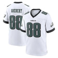 P.Eagles #88 Dallas Goedert Player White Game Home Qdoa Stitched Jerseys