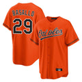 B.Orioles #29 Samuel Basallo Player Orange Home Game Qdoa Stitched Jerseys