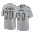 NY.Jets #70 Armand Membou Player Gray Limited Atmosphere Fashion Home Game Qdoa Stitched Jerseys