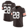 C.Browns #28 Emmanuel McNeil-Warren Player Brown Color Vapor Untouchable Limited Home Game Qdoa Stitched Jerseys