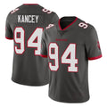TB.Buccaneers #94 Calijah Kancey Player Pewter Limited Alternate Vapor Home Game Qdoa Stitched Jerseys