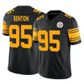 P.Steelers #95 Keeanu Benton Player Black Limited 2nd Alternate Vapor F.U.S.E. Home Game Qdoa Stitched Jerseys