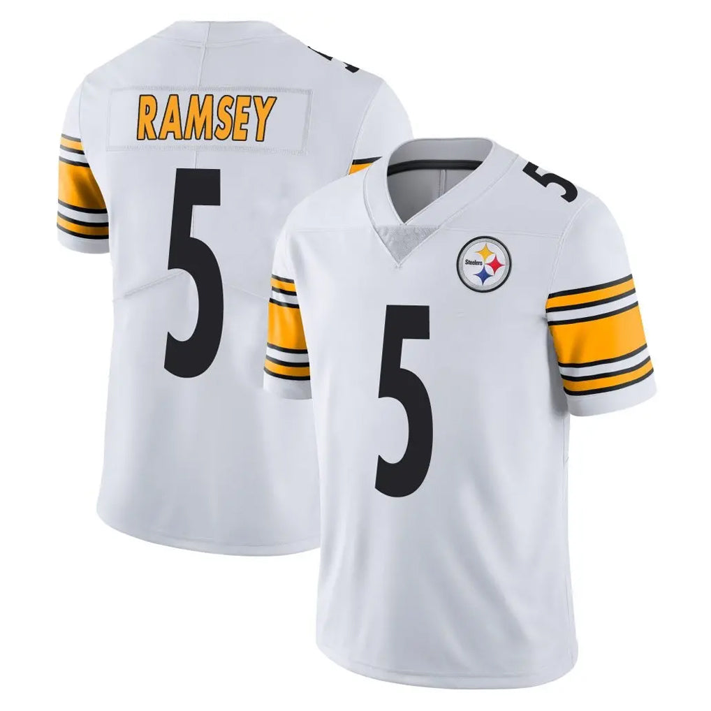 P.Steelers #5 Jalen Ramsey Player White Limited Vapor Untouchable Home Game Qdoa Stitched Jerseys