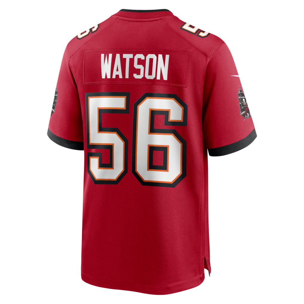 Qdoa TB.Buccaneers #56 Desmond Watson Red Team Game Jersey