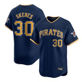 P.Pirates #30 Paul Skenes Player Royal Home Limited Qdoa Stitched Jerseys