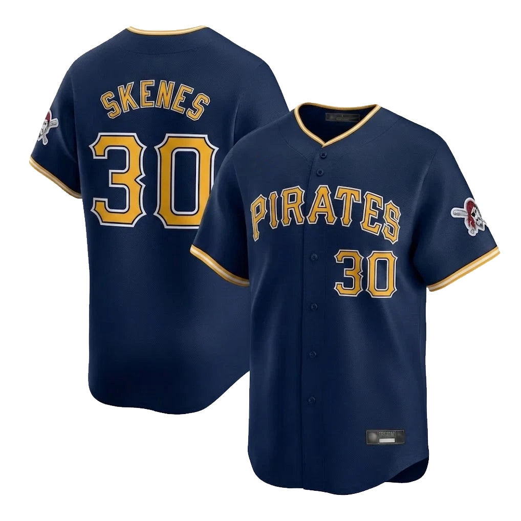 P.Pirates #30 Paul Skenes Player Royal Home Limited Qdoa Stitched Jerseys