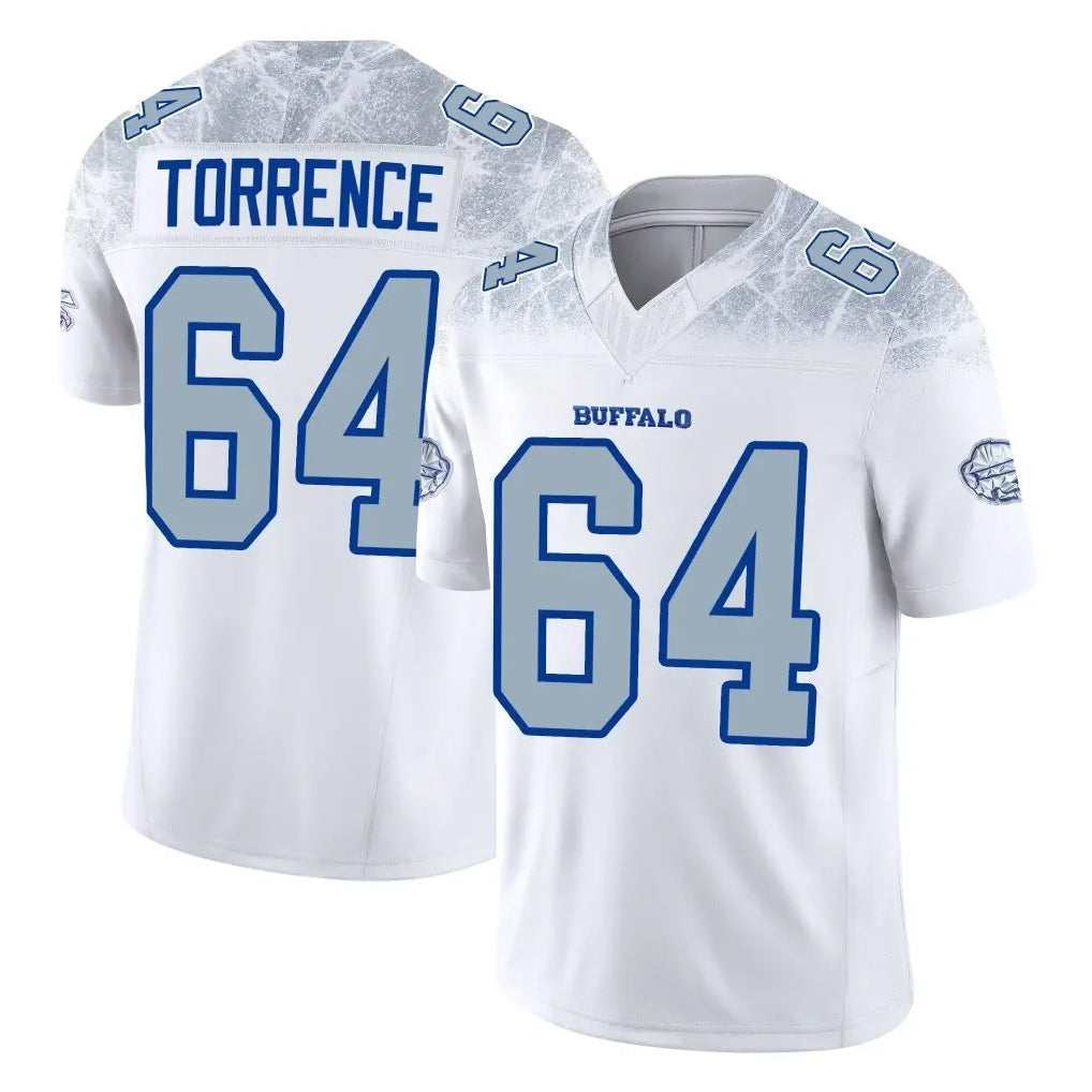 B.Bills #64 O'Cyrus Torrence Player White Rivalries Collection Limited Game Qdoa Stitched Jerseys