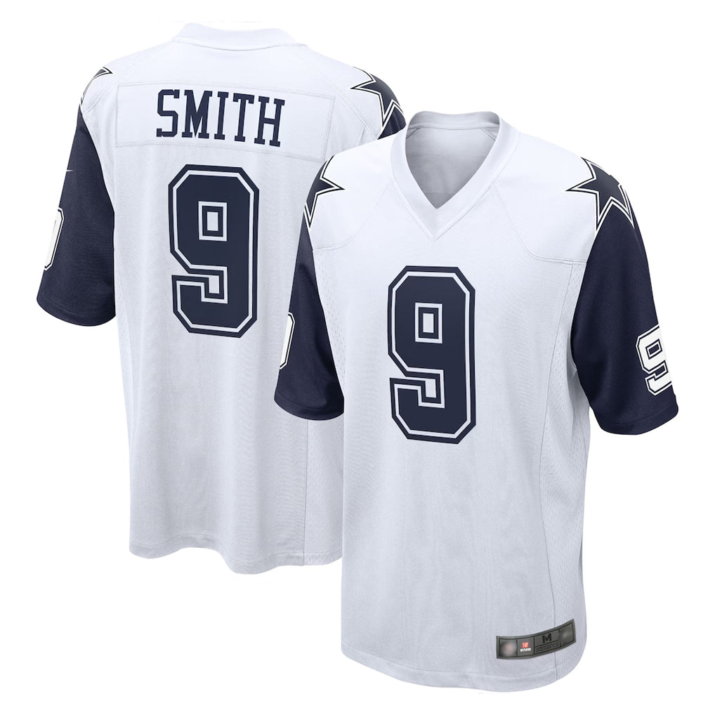 D.Cowboys #9 KaVontae Turpin Player White-Navy Home Game Qdoa Stitched Jerseys