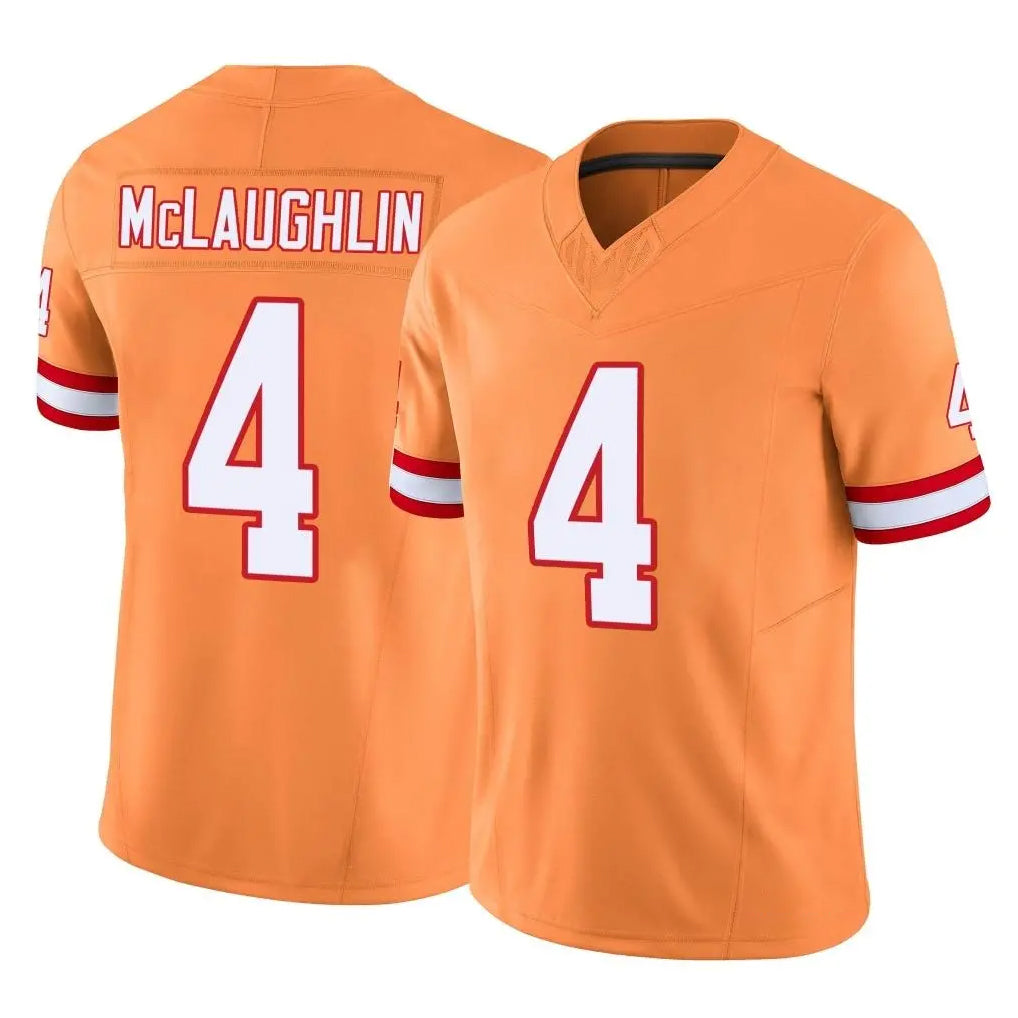 TB.Buccaneers #4 Chase McLaughlin Player Orange Limited Vapor F.U.S.E. Home Game Qdoa Stitched Jerseys