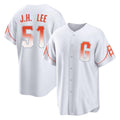 SF.Giants #51 Jung Hoo Lee Player White City Connect Home Game Qdoa Stitched Jerseys