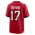 Qdoa TB.Buccaneers #17 Sterling Shepard Red Team Game Jersey