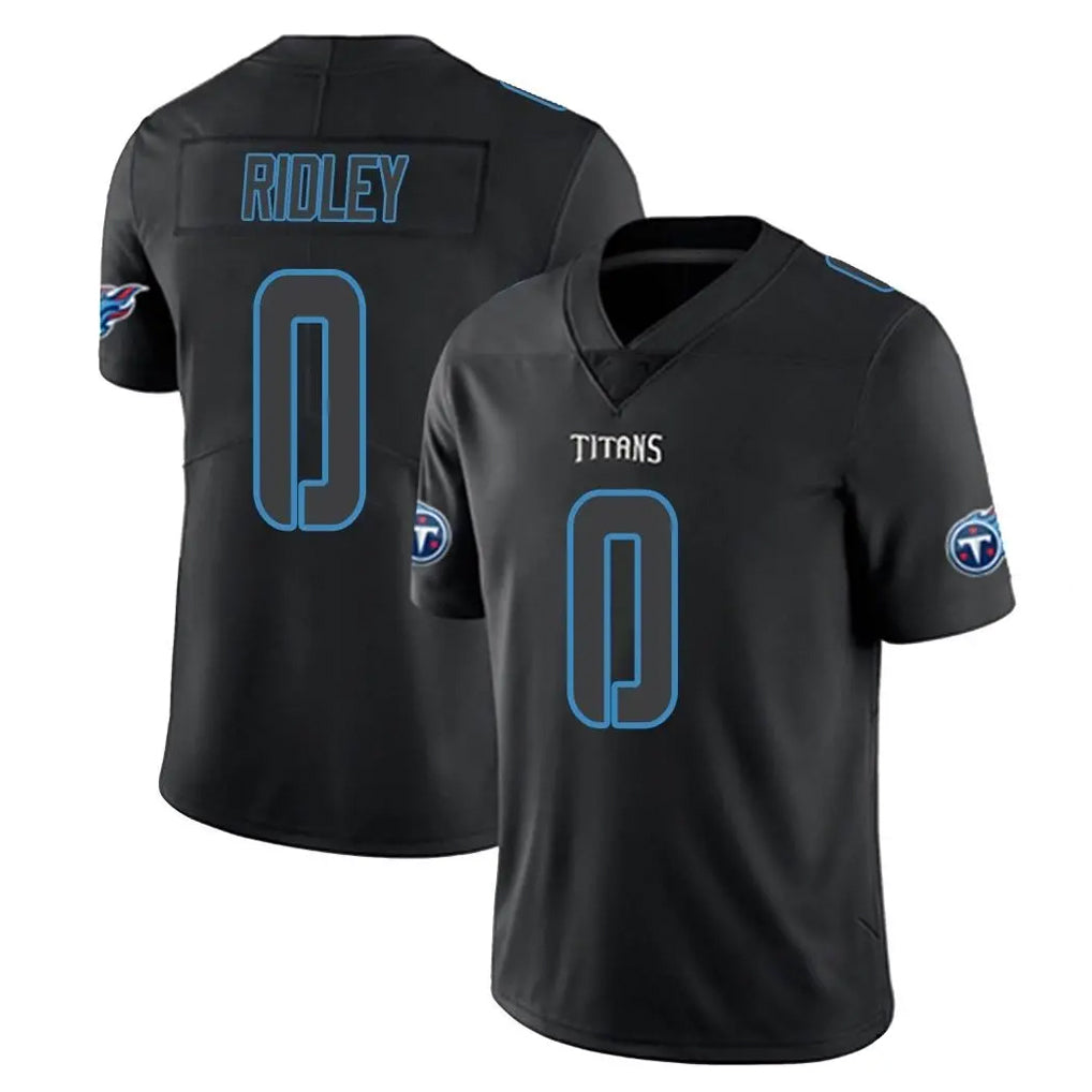 T.Titans #0 Calvin Ridley Player Black Impact Limited Home Game Qdoa Stitched Jerseys