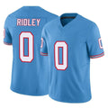 T.Titans #0 Calvin Ridley Player Light Blue Limited Vapor F.U.S.E. Home Game Qdoa Stitched Jerseys