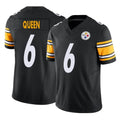 P.Steelers #6 Patrick Queen Player Black Limited Vapor F.U.S.E. Home Game Qdoa Stitched Jerseys