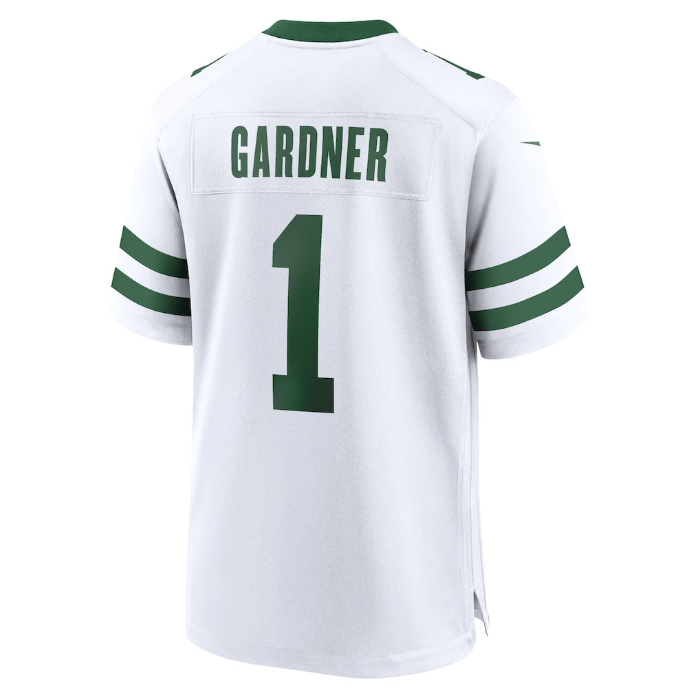 Qdoa NY.Jets #1 Ahmad Sauce Gardner Legacy White Game Jersey