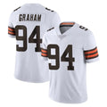 C.Browns #94 Mason Graham Player White Vapor Untouchable Limited Home Game Qdoa Stitched Jerseys