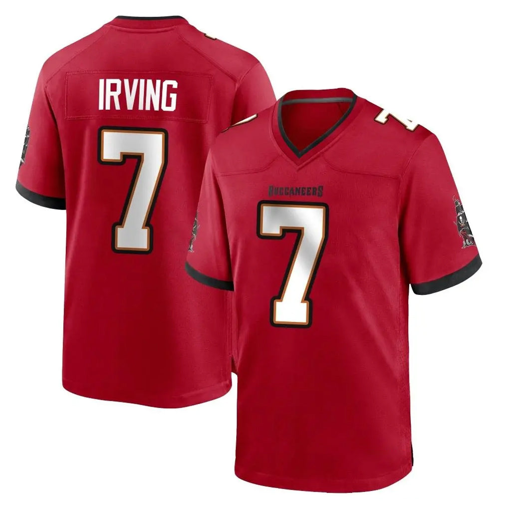 TB.Buccaneers #7 Bucky Irving Player Red Home Game Qdoa Stitched Jerseys