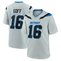 D.Lions #16 Jared Goff Player Silver 2026 Rivalries Collection Home Game Qdoa Stitched Jerseys