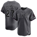 NY.Mets #27 Mark Vientos Player Gray City Connect Limited Qdoa Stitched Jerseys