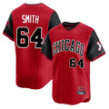 C.White Sox #64 Shane Smith Player Red City Connect Limited Home Qdoa Stitched Jerseys