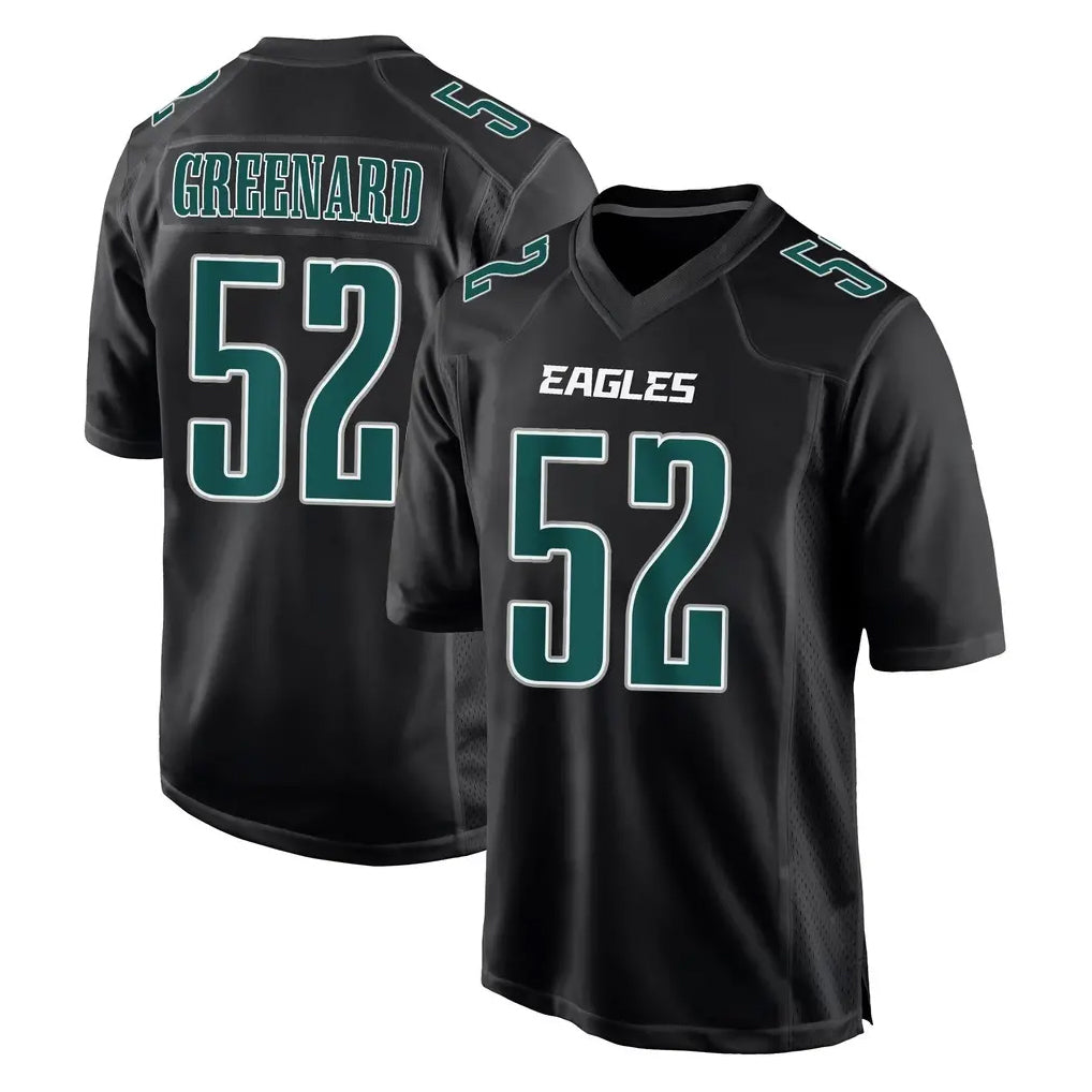 P.Eagles #52 Jonathan Greenard Player Carbon Black Fashion Home Game Qdoa Stitched Jerseys