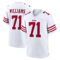 SF.49ers #71 Trent Williams Player White Game Home Qdoa Stitched Jerseys