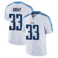 T.Titans #33 Cedric Gray Player White Limited Vapor Untouchable Home Game Qdoa Stitched Jerseys