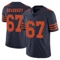 C.Bears #67 Garrett Bradbury Player Navy Blue Alternate Vapor Untouchable Limited Qdoa Stitched Jerseys