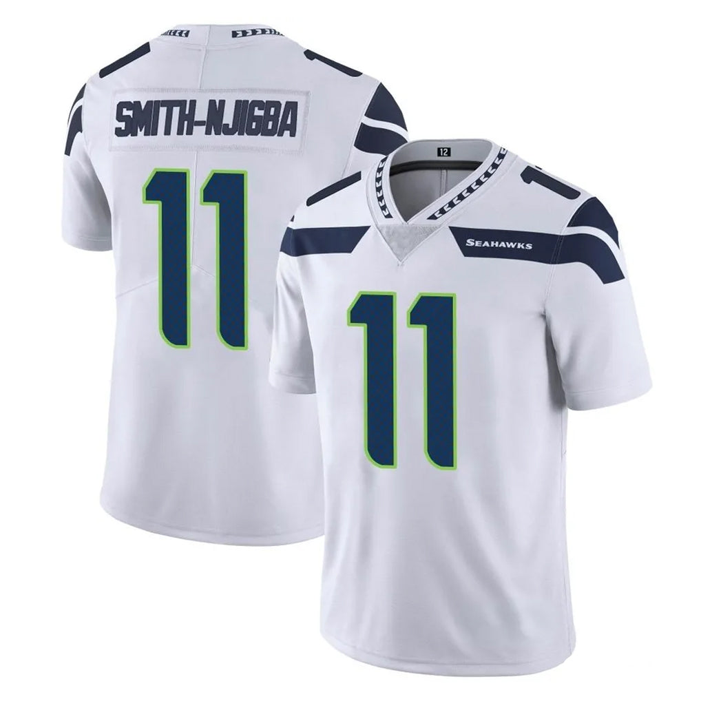 S.Seahawks #11 Jaxon Smith-Njigba Player White Limited Vapor Untouchable Home Game Qdoa Stitched Jerseys