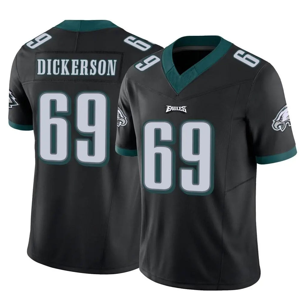 P.Eagles #69 Landon Dickerson Player Black Limited Vapor F.U.S.E. Home Game Qdoa Stitched Jerseys