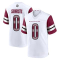 W.Commanders #0 Mike Sainristil Player White Game Home Qdoa Stitched Jerseys