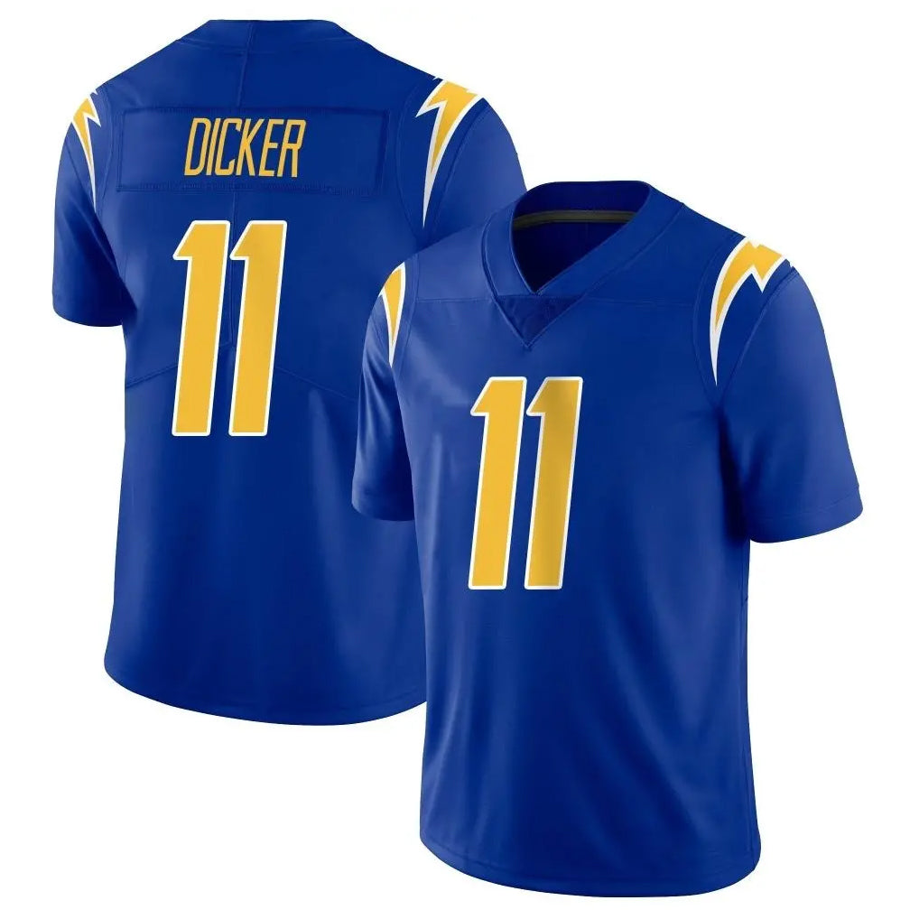 LA.Chargers #11 Cameron Dicker Player Royal Limited Vapor Home Game Qdoa Stitched Jerseys