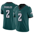 P.Eagles #2 Riq Woolen Player Team Color Green Limited Vapor F.U.S.E. Home Game Qdoa Stitched Jerseys