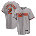 B.Orioles #2 Gunnar Henderson Player Gray Home Game Qdoa Stitched Jerseys