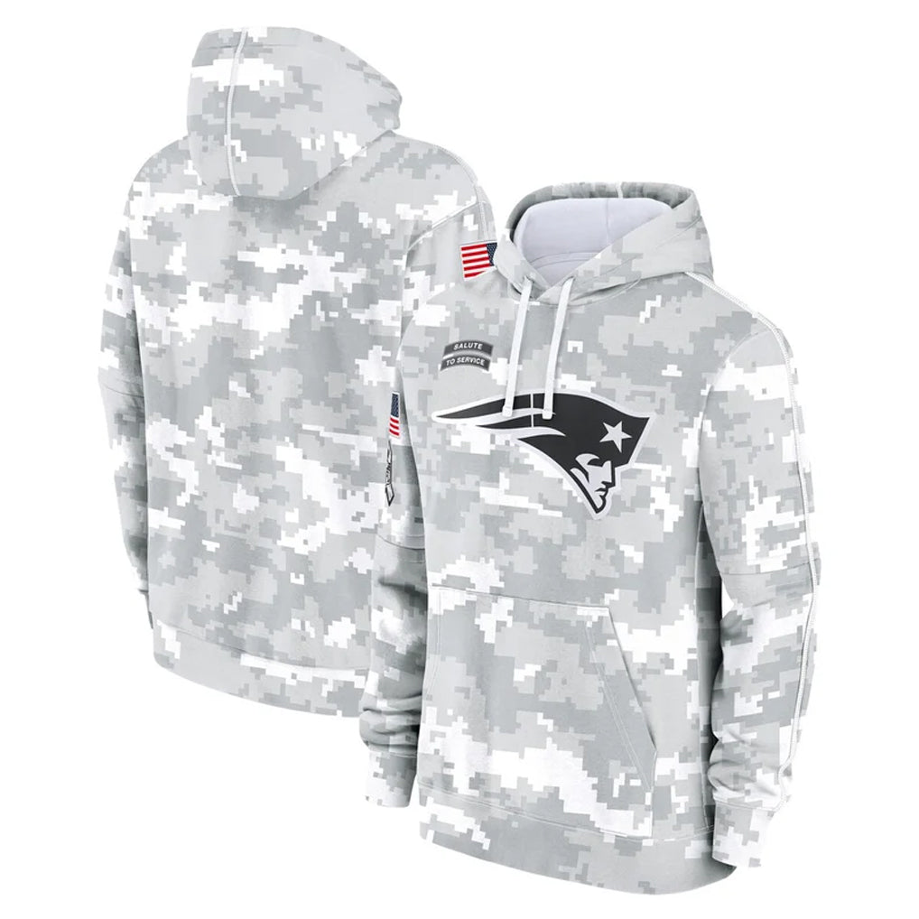 NE.Patriots ## Patriots Blank Player Arctic Camo Salute to Service Pullover Hoodies Limited Game Qdoa Stitched Jerseys