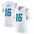 LA.Chargers #16 J.K. Scott Player White Limited Vapor Untouchable Home Game Qdoa Stitched Jerseys