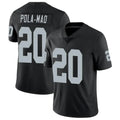 LV.Raiders #20 Isaiah Pola-Mao Player Black Limited Vapor Untouchable Home Game Qdoa Stitched Jerseys